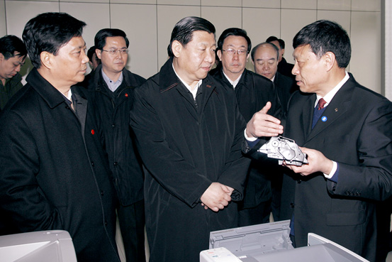習近平書記到漢光機械廠視察